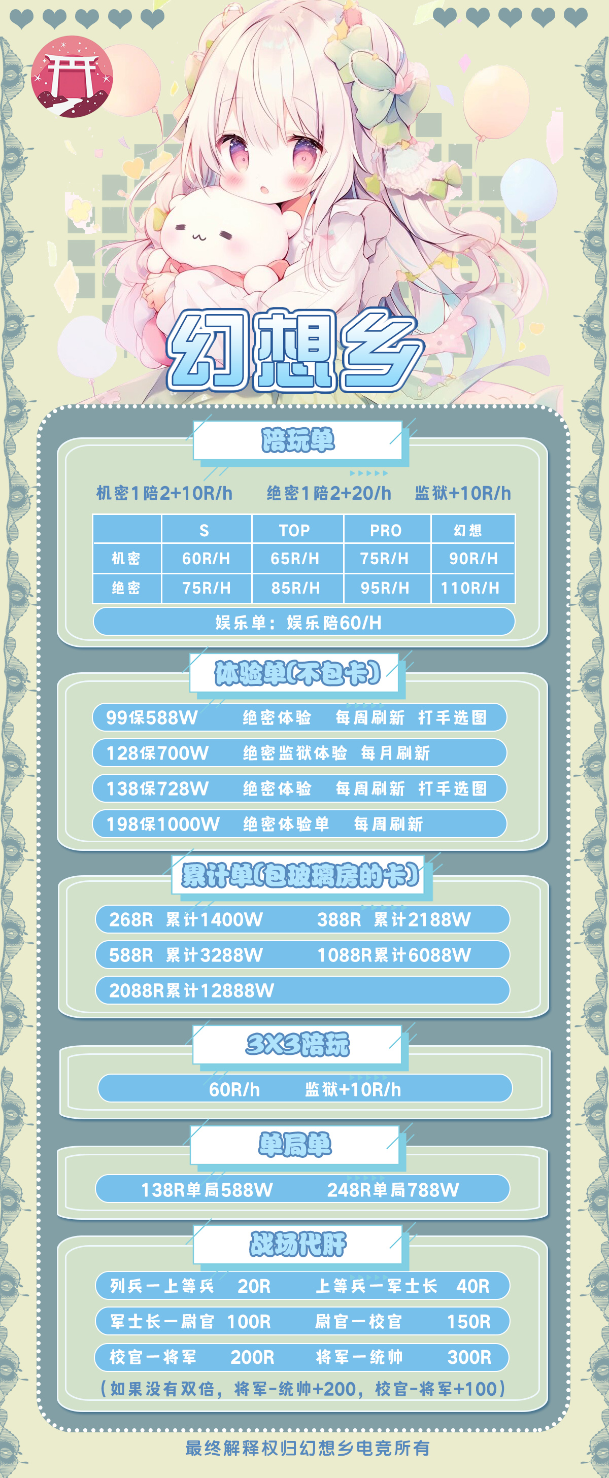 陪玩教学海报